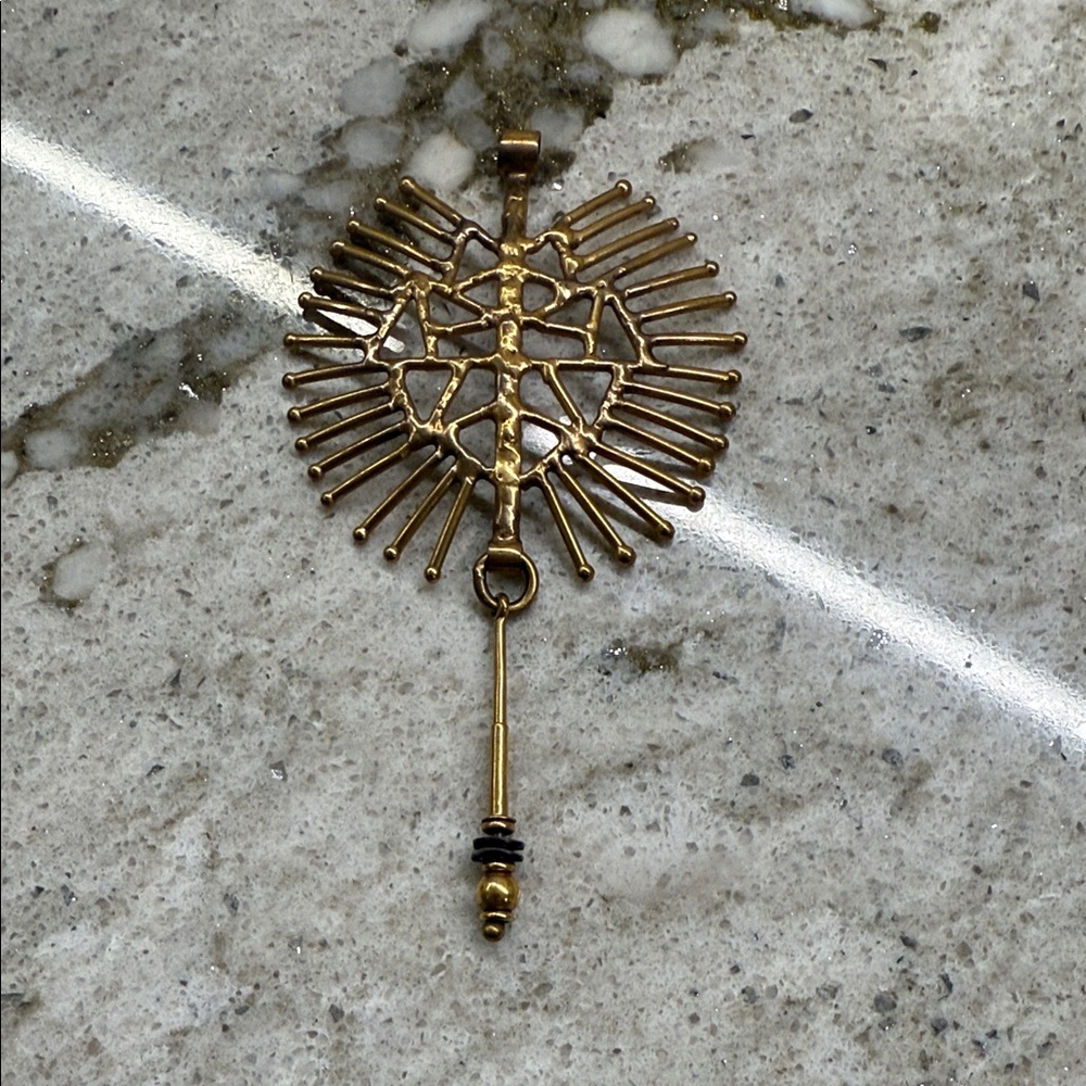 Gold vintage pendant
